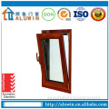 High quality wood finish aluminium extrusion profile for tilt-turn window